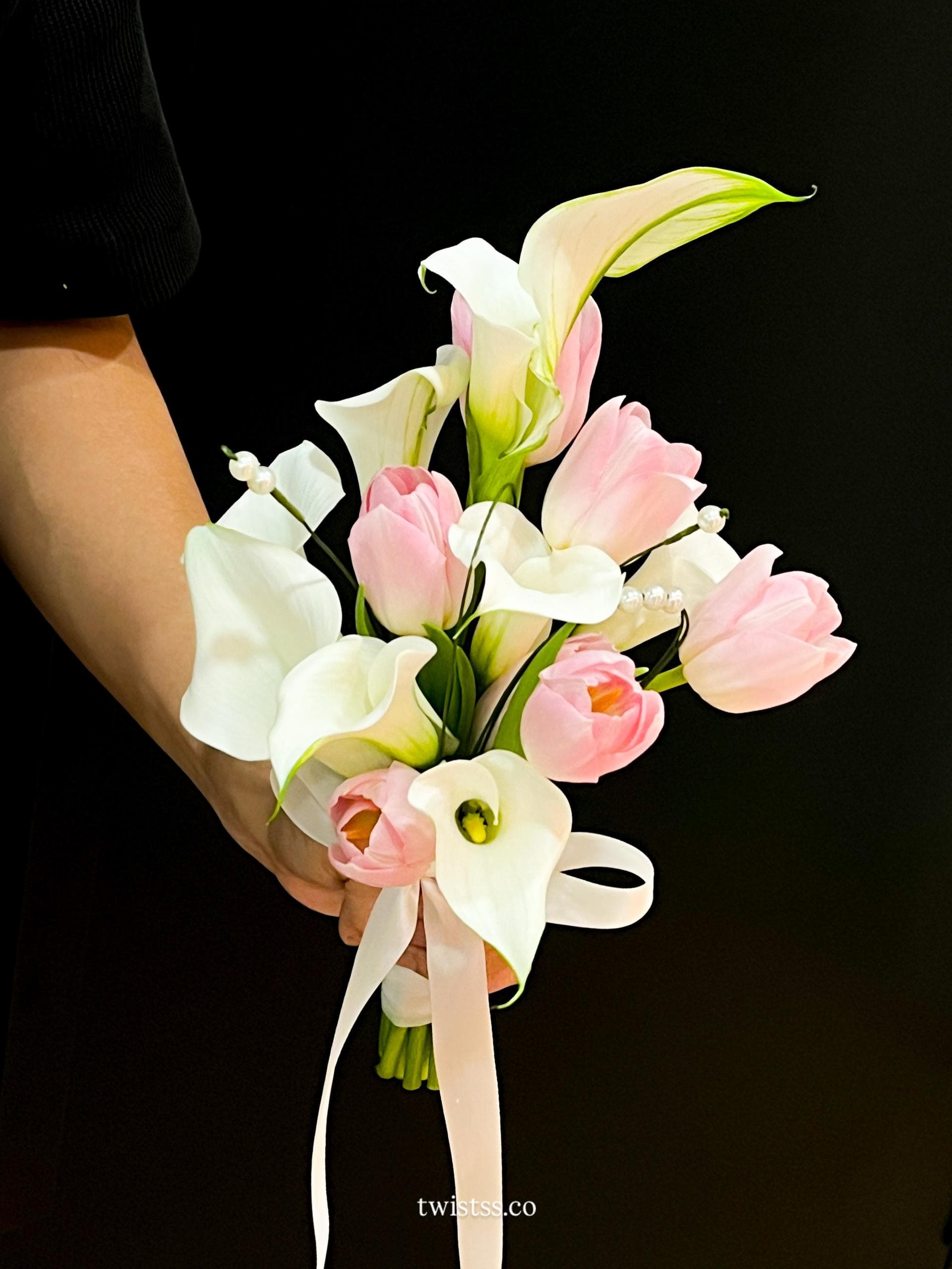 Blumi's Blush Bloom Bridal Hand Bouquet