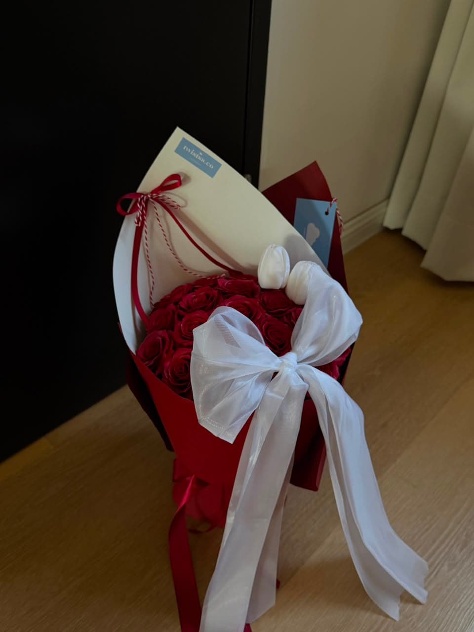 Red Wine Rose Soap Flower Bouquet