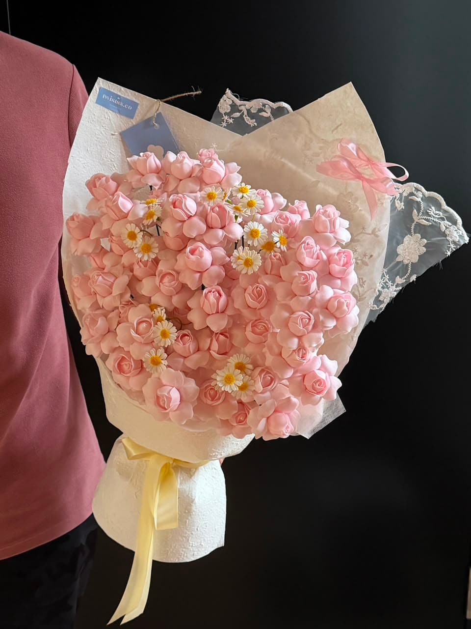Lace Fairy Kiss Soap Flower Bouquet