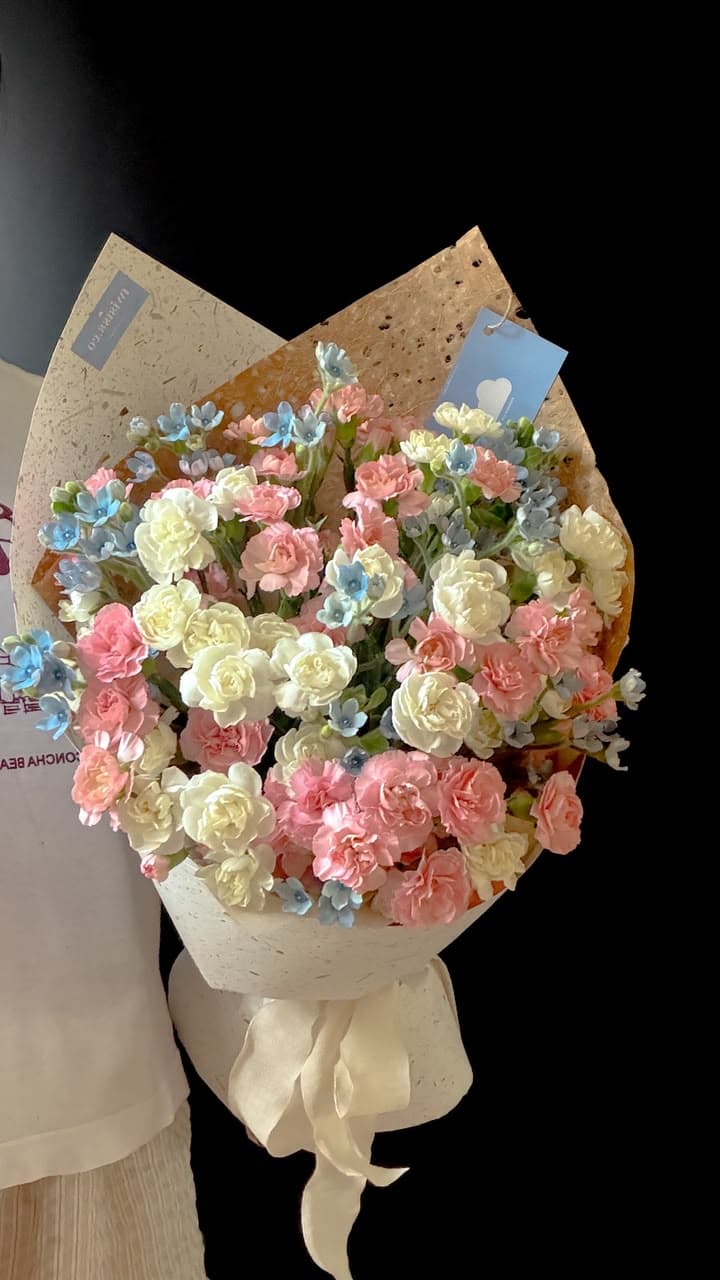 White Pink Jasmine Flower Bouquet